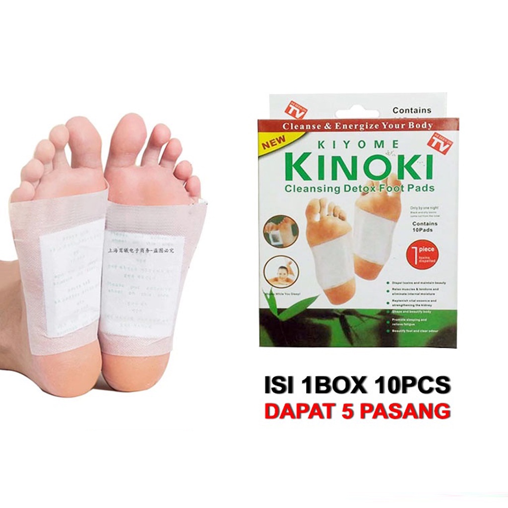 BRGUNIK 1 Box 10 Pcs Koyo Kaki Kinoki White - Koyo Kaki Kinoki Detox R808