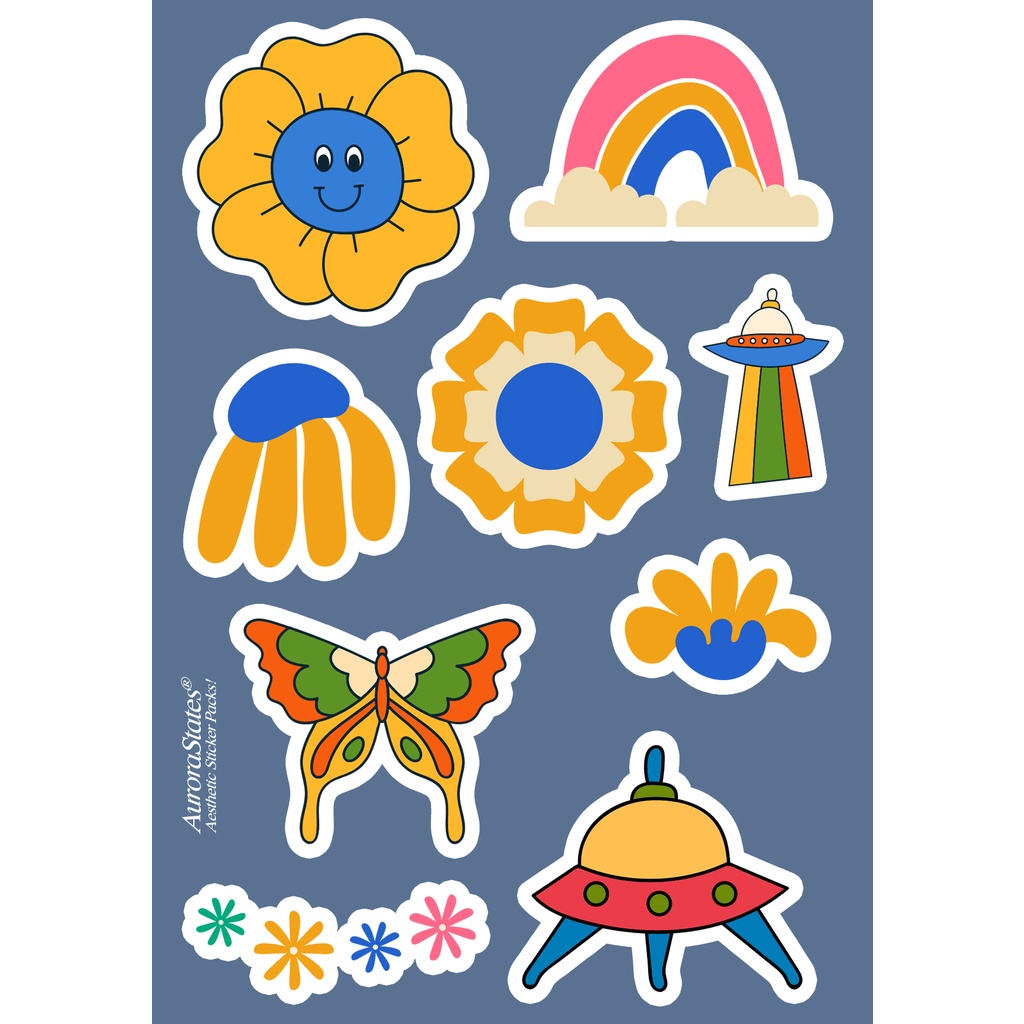 

STICKER AESTHETIC GROOVY | STIKER CASE | STICKER LAPTOP | STIKER TUMBLER