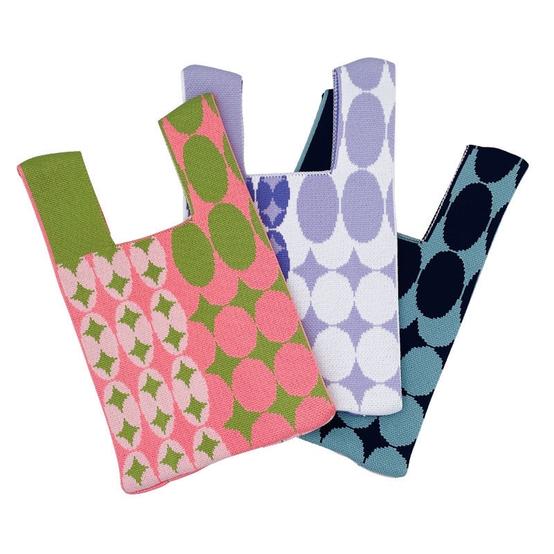 TI 3151 - TOTEBAG BUFFOLLOW MOTIF BULAT BINTANG TAS WANITA TOTE BAG BUFOLLOW THAILAND VIRAL - E1