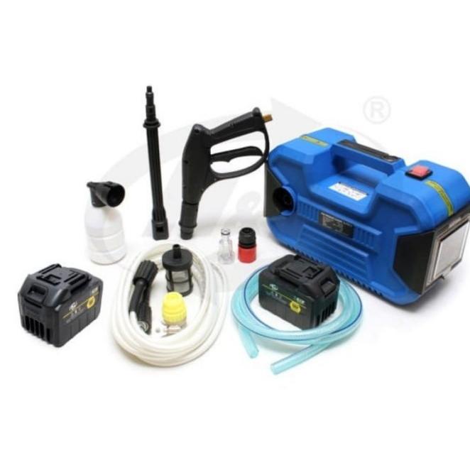 High Pressure Jet Cleaner H&L Pwc 70 Cordless Baterai Mesin Cuci Steam