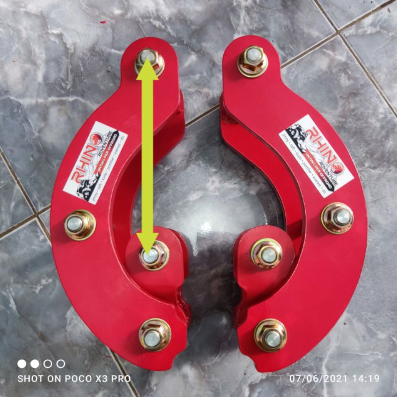 Jual Anting Per Gshackle double shackle Panther , Kijang plus Karet