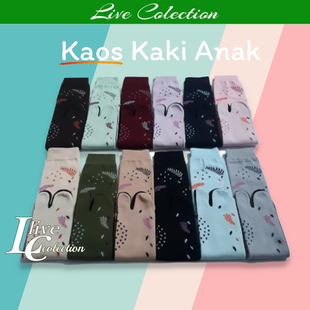 kaos kaki jempol anak nylon motif/panjang/murah berkualitas