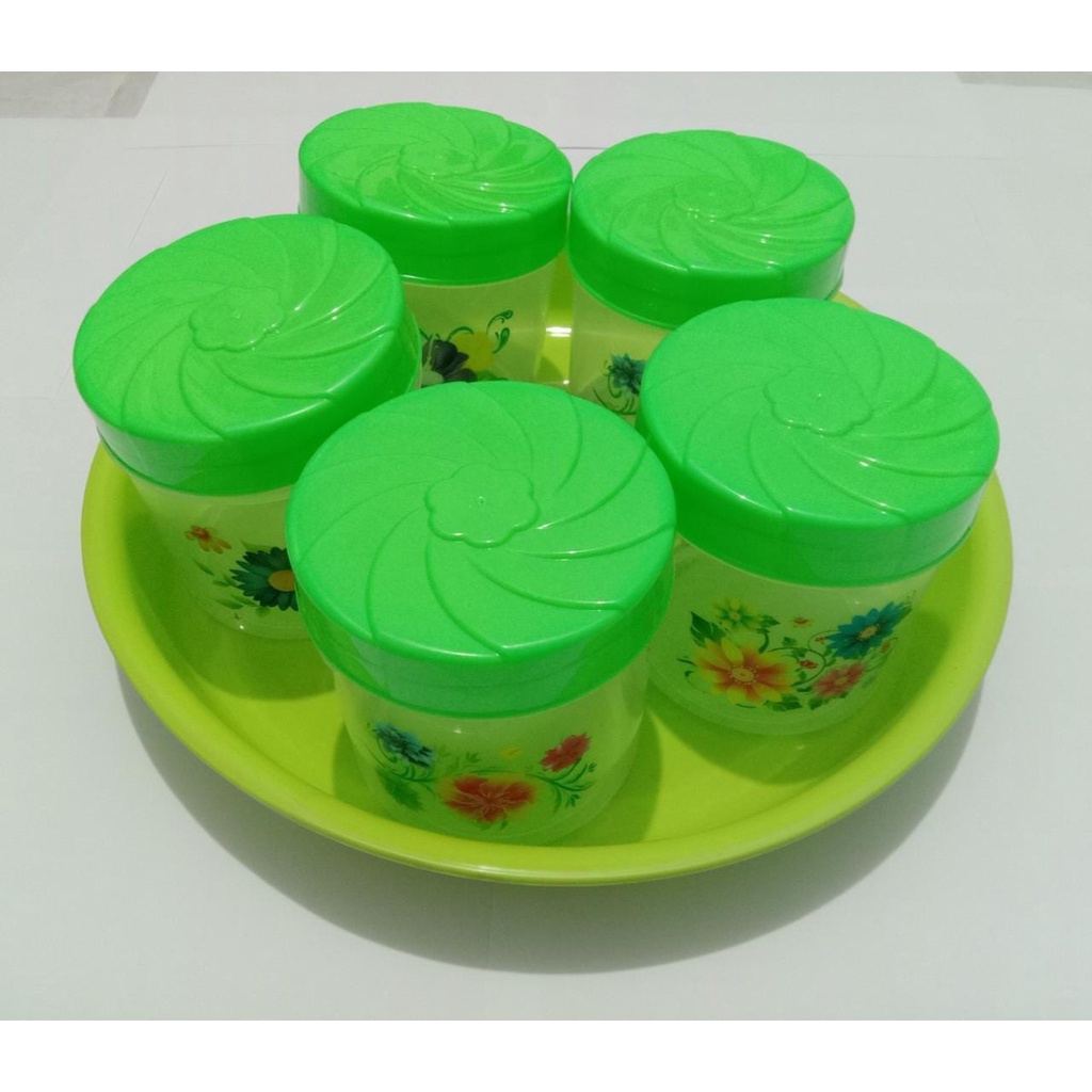 TONAM BULAT 6IN 1 TOPLES WADAH SAJI SNACK BUNDAR