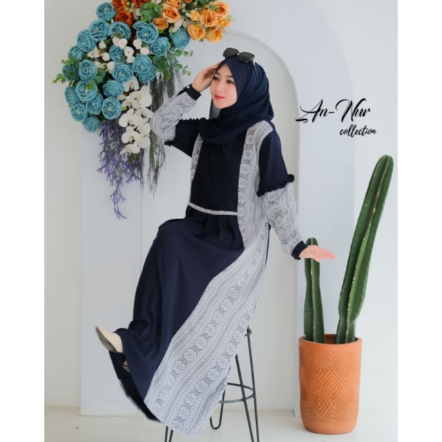 MALIKA Dress Brukat  ORI BY AN-NUR