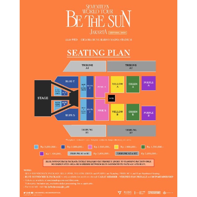 Want to sale Seventeen Be the sun in Jakarta additional show INDEPENDENCE