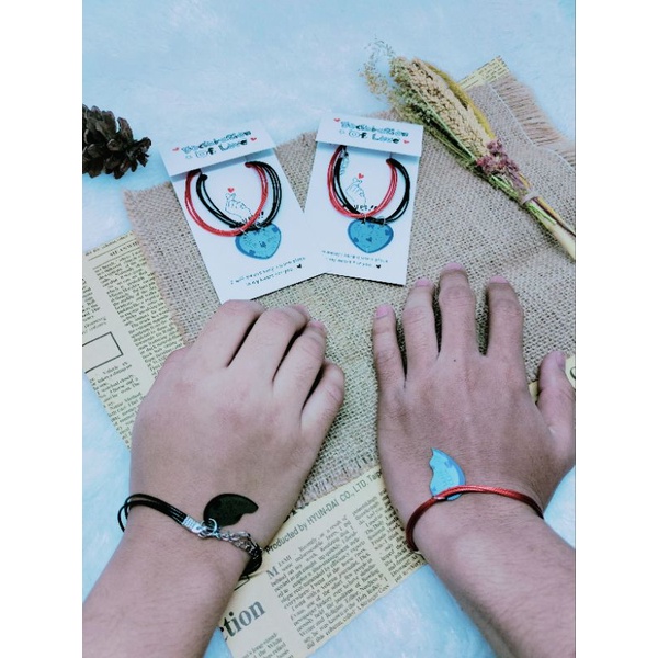 Gelang/Gelang couple/Gelang tangan couple Korea fashion elegan harga/card