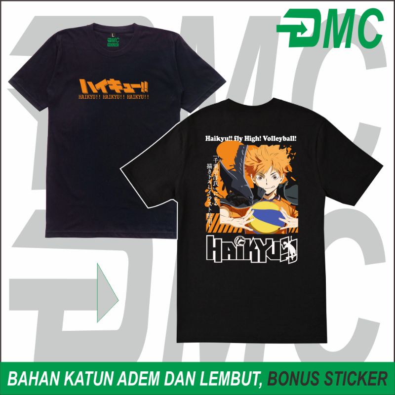 Baju Kaos Anime Shoyo Hinata Haikyuu Kaos Haikyuu Kaos Anime Kaos Shoyo Hinata
