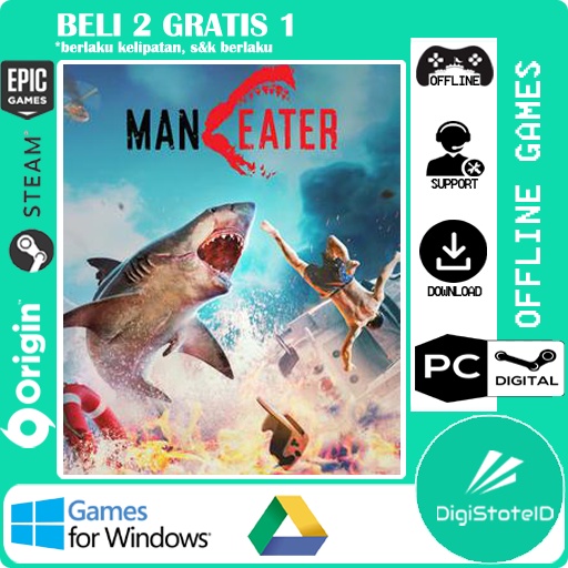 Game PC Maneater Apex Edition