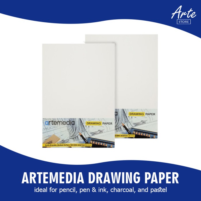 

Limited Kertas Gambar - Artemedia Drawing Paper A4 / A3 Trendi