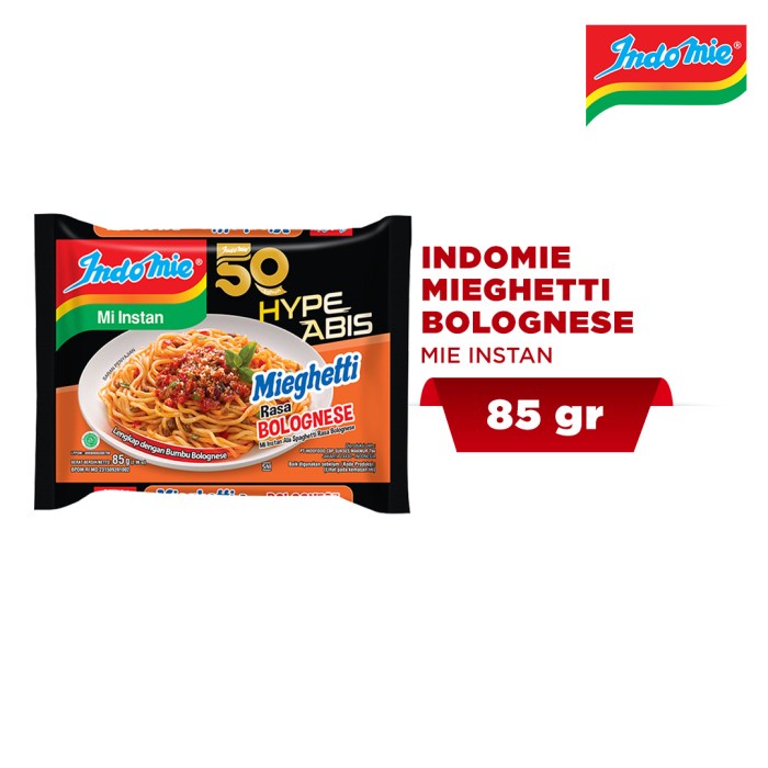 

PROMO Indomie Mieghetti Bolognese