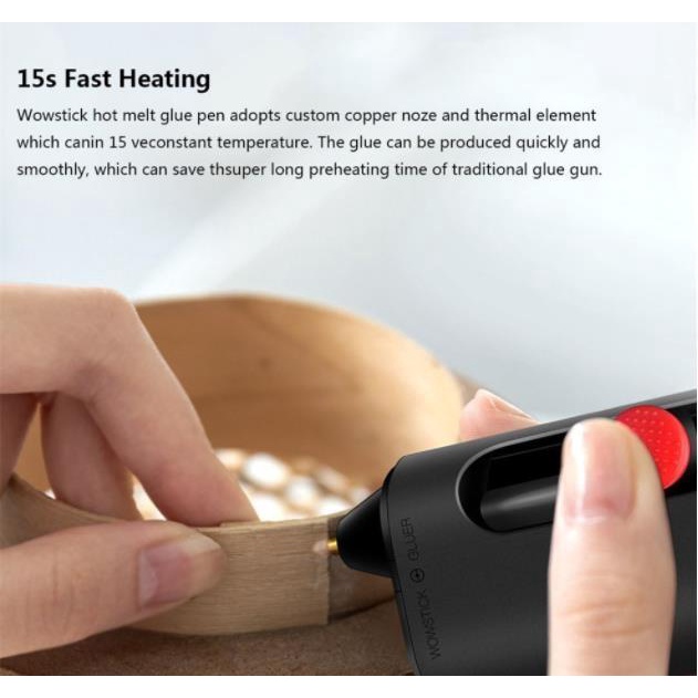 

Youpin Wowstick Cordless Electric Hot Melt Glue Lem Tembak Unit 066