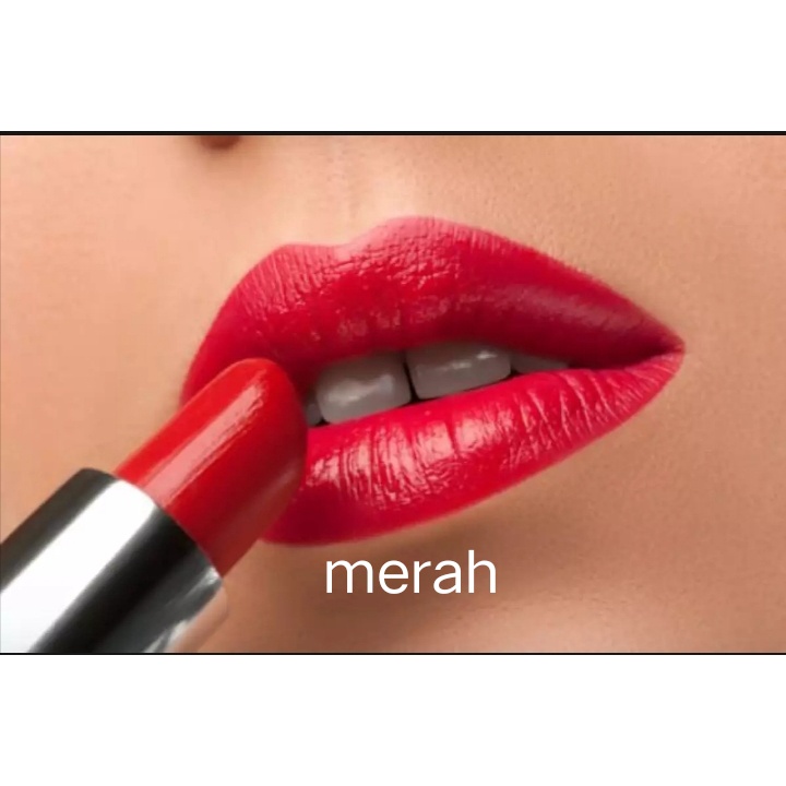 COD LIPSTIK PINK SOFT MAYBELLINE /REVLON  BATANG STIK PUTAR  TAHAN LAMA-Merah