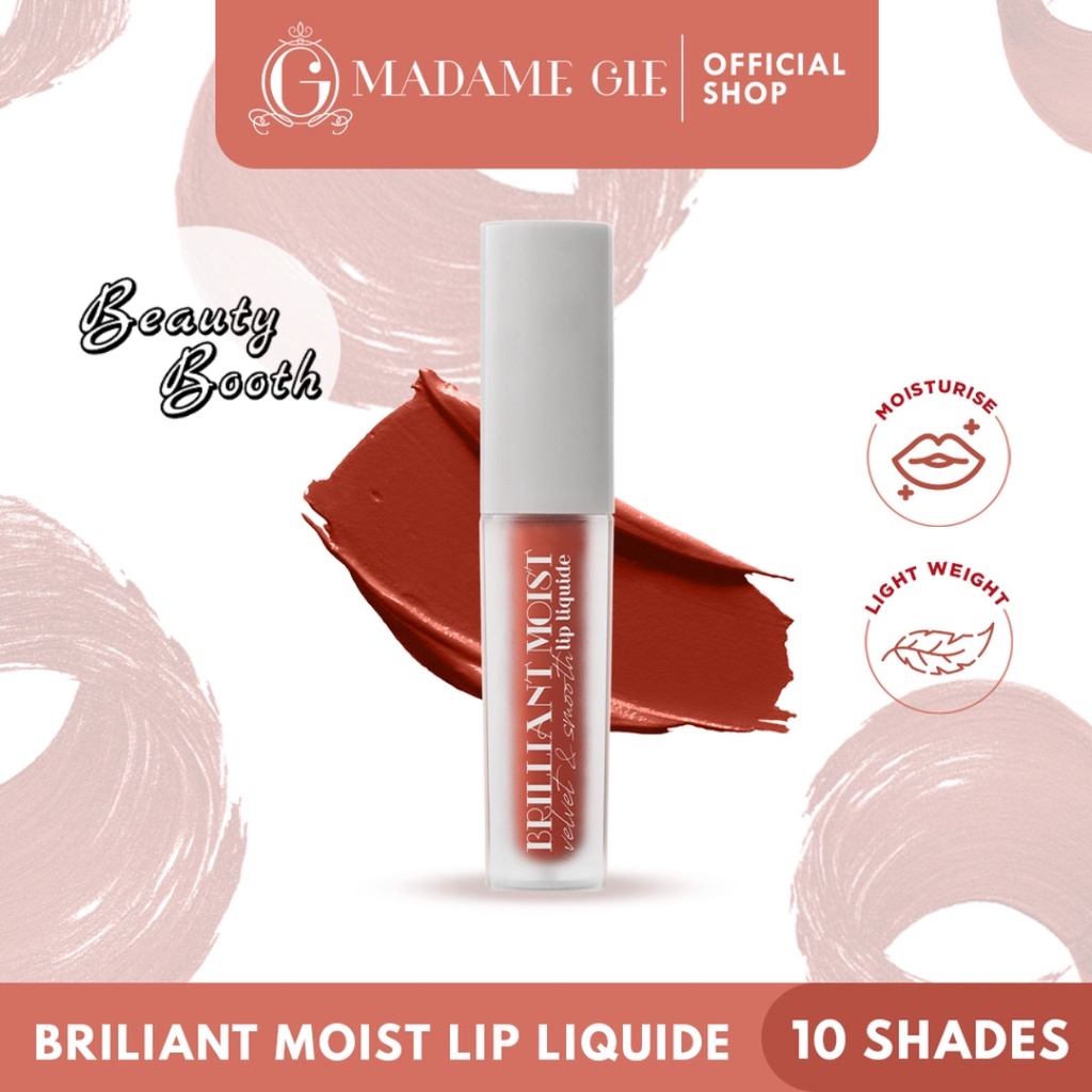 MADAME GIE Briliant Moist Velvet &amp; Smooth Lip Liquide - Lip Cream