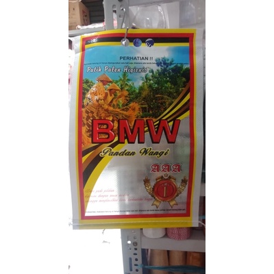 

Karung beras cap BMW Laminasi 5kg