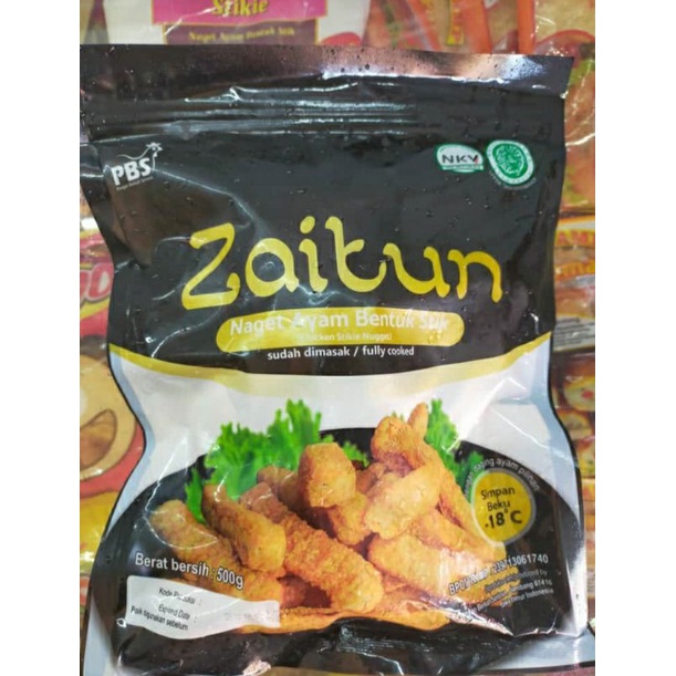 

Zaitun Nugget Ayam Bentuk Stik Termurah