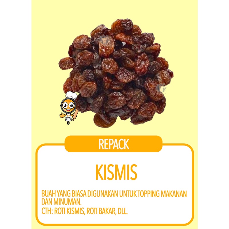 

SULTANA RAISINS/KISMIS REPACK (100GR, 250GR)