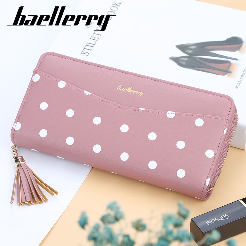 BAELLERRY N5520 Dompet Wanita Panjang Bahan Kulit PU Leather Premium WATCHKITE WKOS