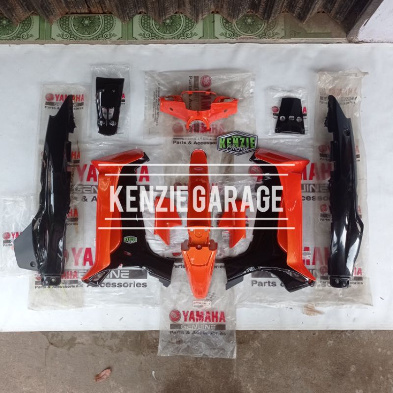 Cover Body Full Set Fullset F1ZR FIZR Orange Hitam 2001 2002 Original YGP