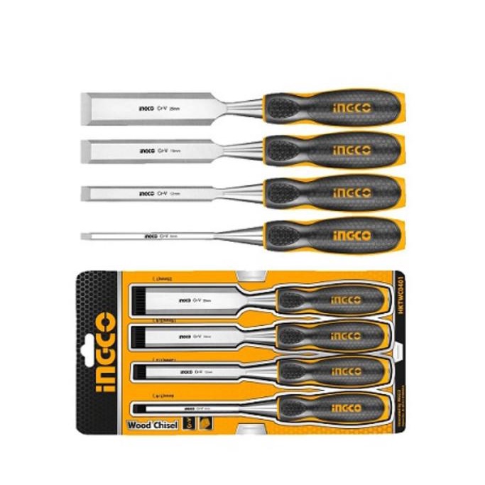 

Pahat Tatah Ukir Kayu 4 Pcs Wood Chisel Set Ingco Hktwc0401 053