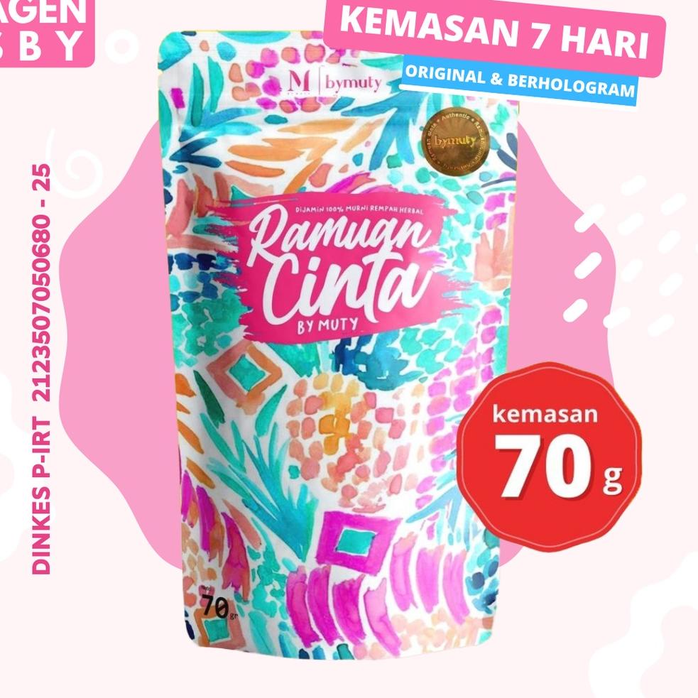 

STOCK TERBATAS RAMUAN CINTA BY MUTY kemasan 70gr (untuk 14x SEDUH) ❆ 863