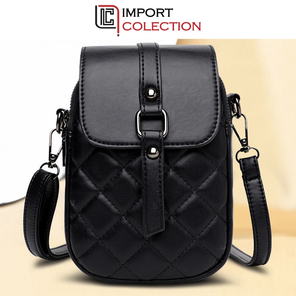 Mini Sling Bag Tas Selempang Wanita Kulit Premium Original Import mk 6051 b Tas Cewek Perempuan Cant