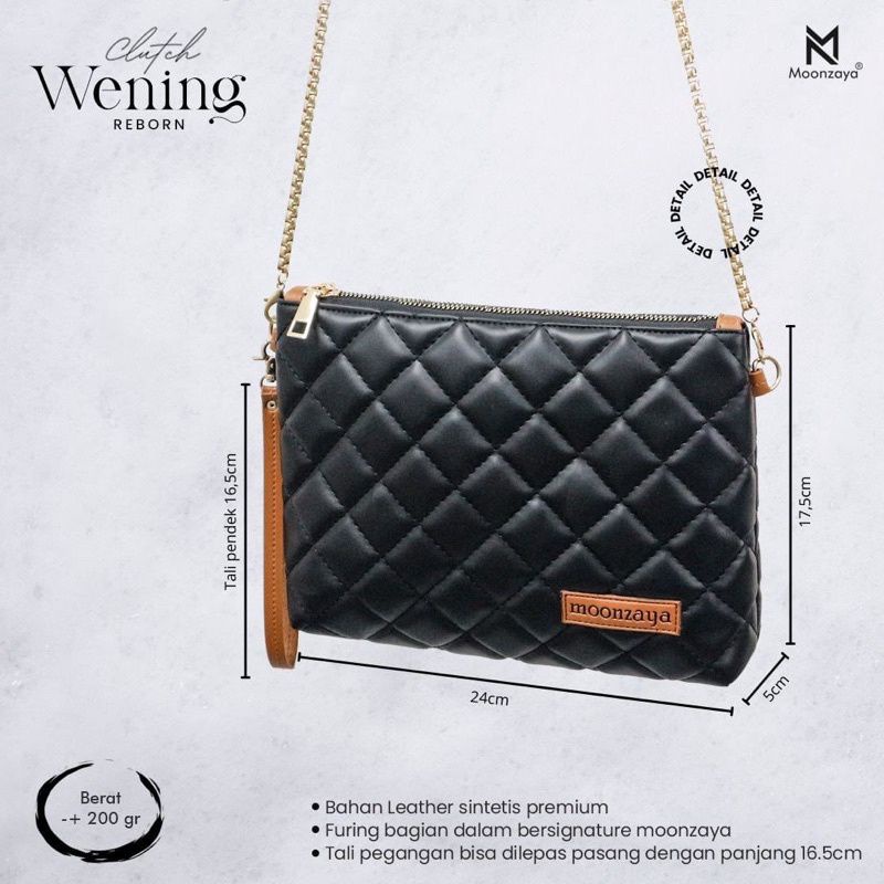 Wening Clutch by Moonzaya / tas tangan terbaru/tas cantik