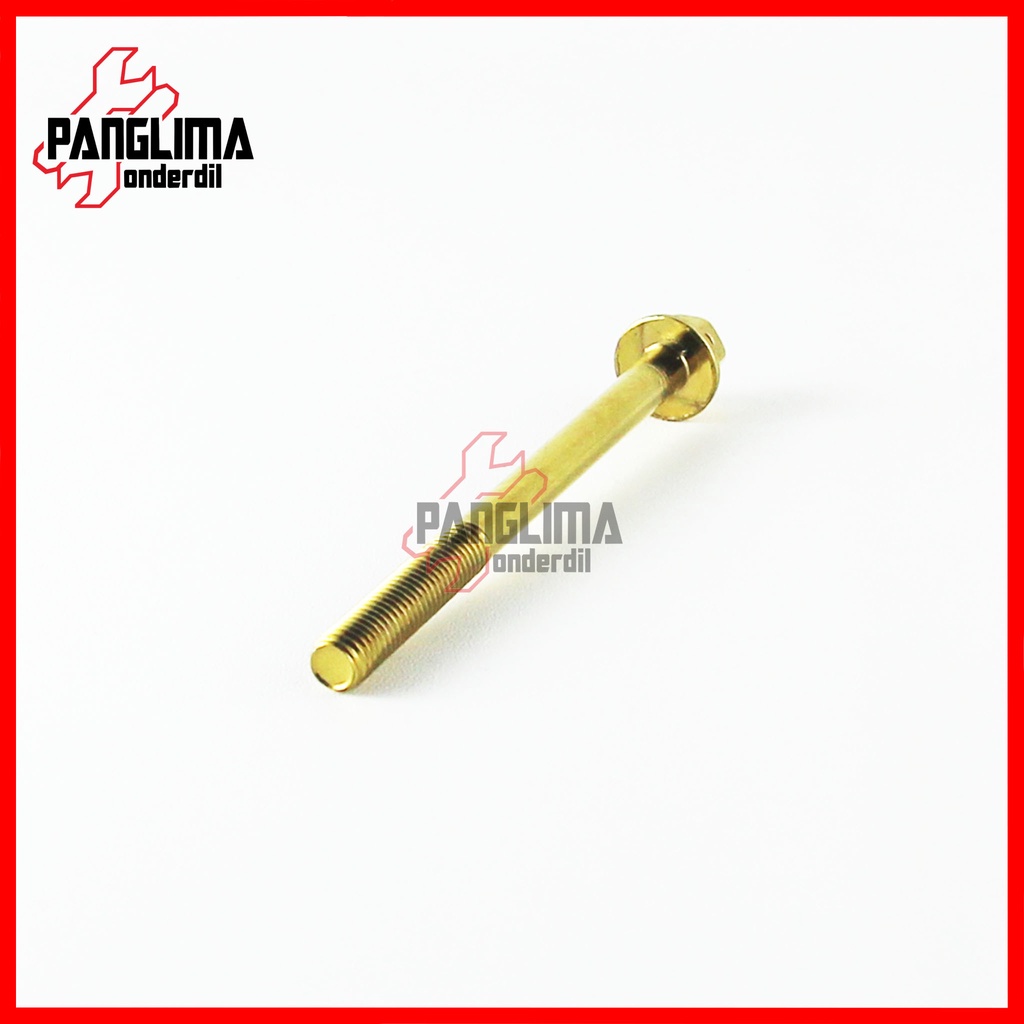 Baut Probolt M6x80-6x80-6 x 80-M6 x 80 Kunci 8 Gold-Emas Baud Pro Bolt