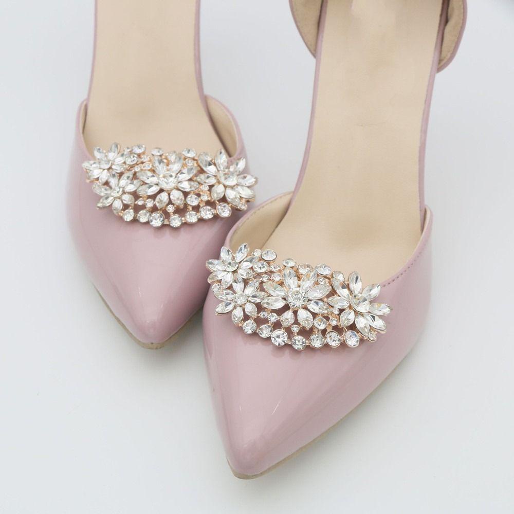 Nanas 1pcs Dekorasi Sepatu Klip Wanita Hak Tinggi Pernikahan Pesona Sepatu Gesper