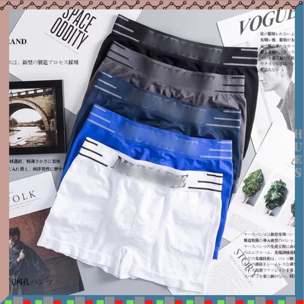 HUES.ID  Celana Dalam Pria Munafie BOXER MAN UNDERWEAR MEN SEMPAK PRIA IMPORT 2009