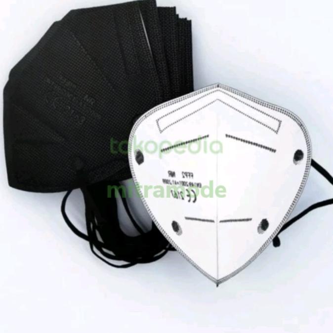 masker hitam dalam putih kn95 isi 10 90-mitramode88 Juara