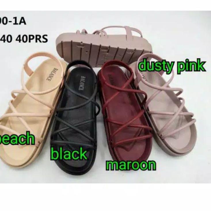 [NGI.22Oc22ν] Toni- balance 1991 / sandal jelly wanita / sandal balence tali gladiator /sandal wedge