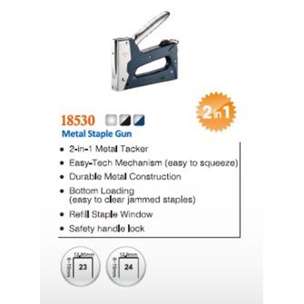 

Promo BUAT JOK MOTOR! Tacker 18530 TANPA TENAGA, bisa untuk no 24/6 (no 3), 23/6-23/10 Staples.
