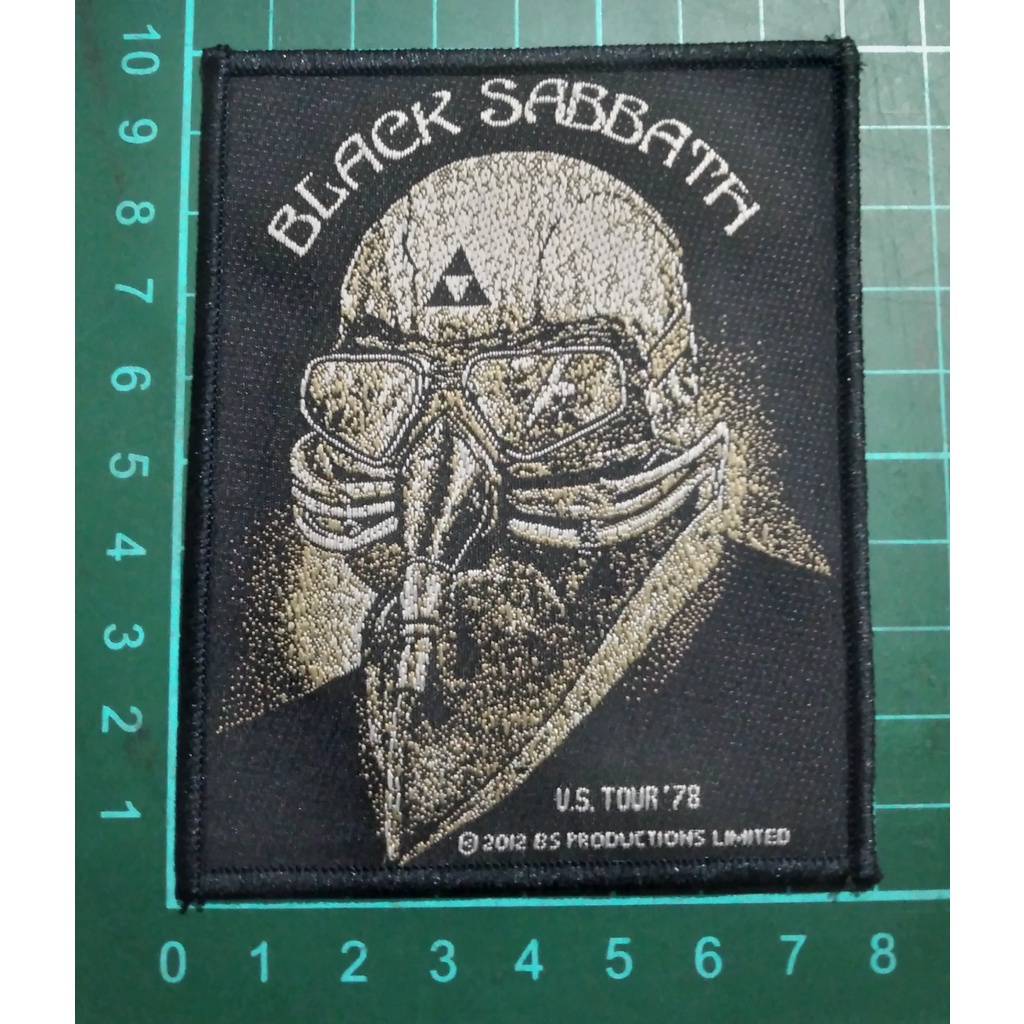 BLACK SABBATH - US TOUR 78 woven patch