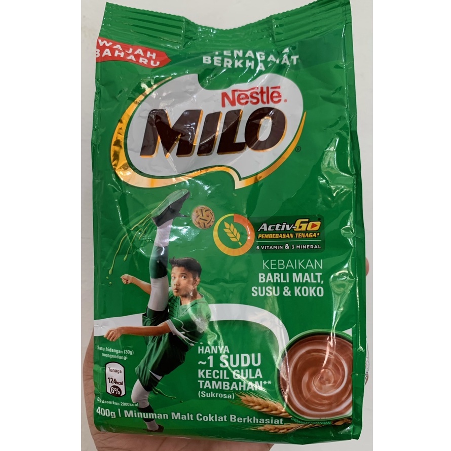 

Milo Malaysia Kemasan 400 g