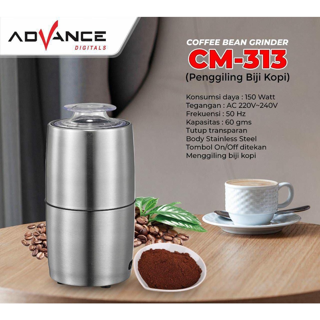 Advance Coffee Bean Grinder CM-313 Penggiling Biji Kopi Portable