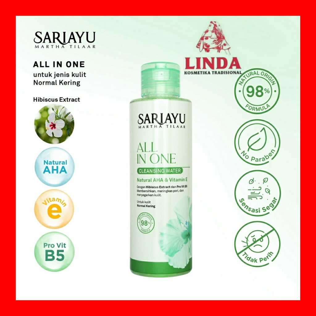 SARIAYU ALL IN ONE CLEANSING WATER 150ML