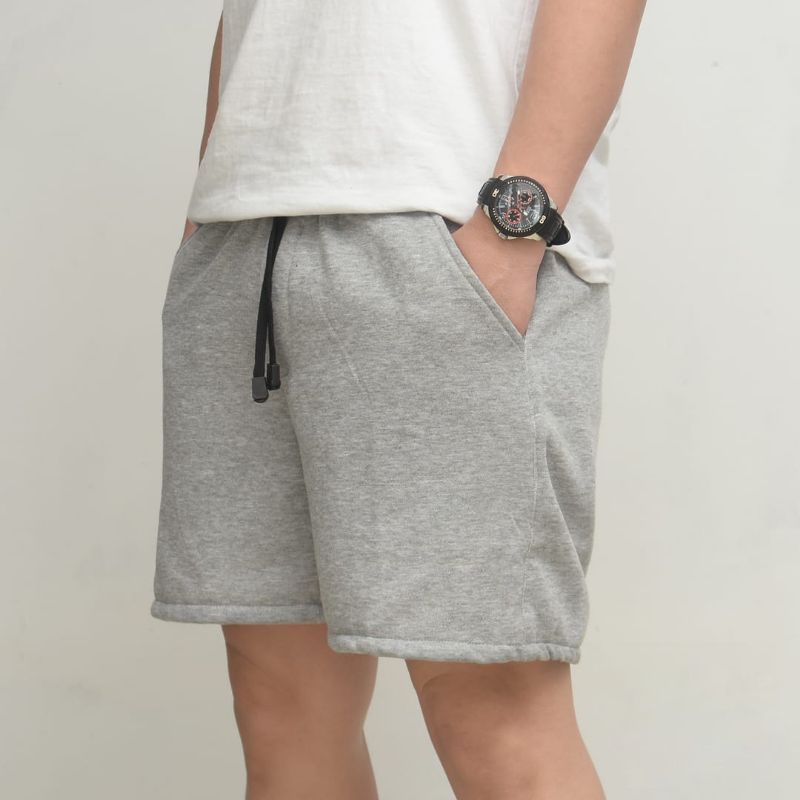 Celana pendek Joger boxer training Santai Wanita dan Pria Distro Polos Warna Polos Untuk Tidur Kasual