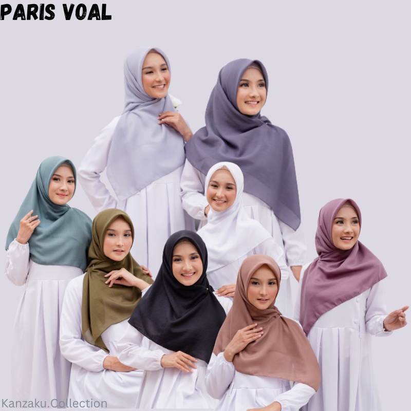 Kerudung Paris Polos Kerudung Segiempat Murah ORI RED ROSE 