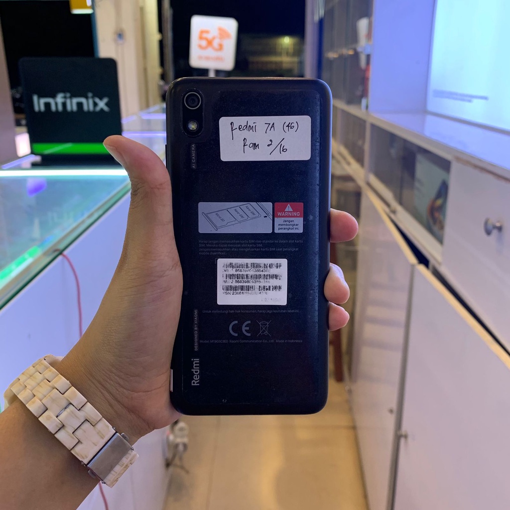Xiaomi Redmi 7A 2/16 Fullset - Hp Bekas Second