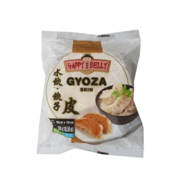 

HAPPY BELLY GYOZA SKIN 300 GR KULIT DUMPLING PANGSIT KUO TIE VEGAN