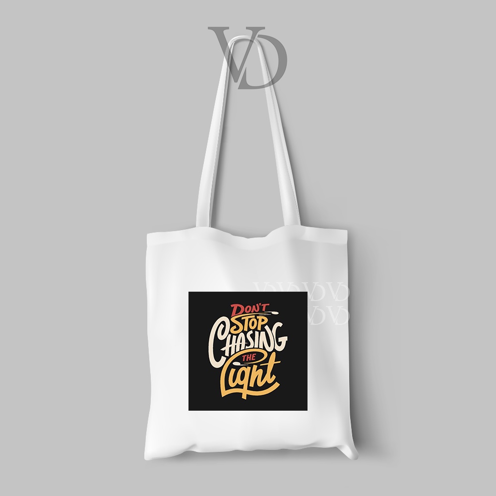 TOTE BAG KANVAS QUOTES VINTAGE/ TOTEBAG MOTIVASI / TAS QUOTES OF THE DAY