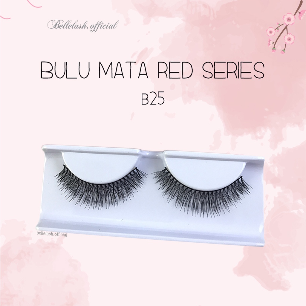 B25 Bulu Mata Palsu Handmade Natural False Eyelash Eye Lashes