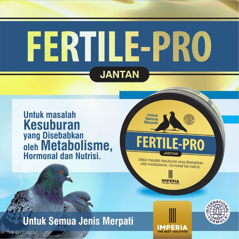 Fertile-Pro jantan, doping merpati, jamu merpati