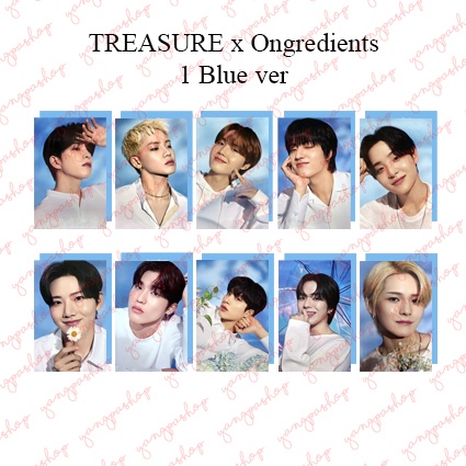 [READY / SET] TREASURE X ONGREDIENTS TRES PHOTOCARD FAN MADE UNOFFICIAL YANGPASHOP HYUNSUK HARUTO JI