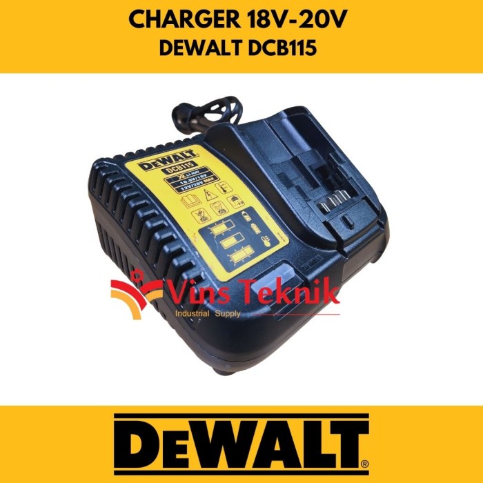 Charger For Cordless Dewalt 18V Dcb115