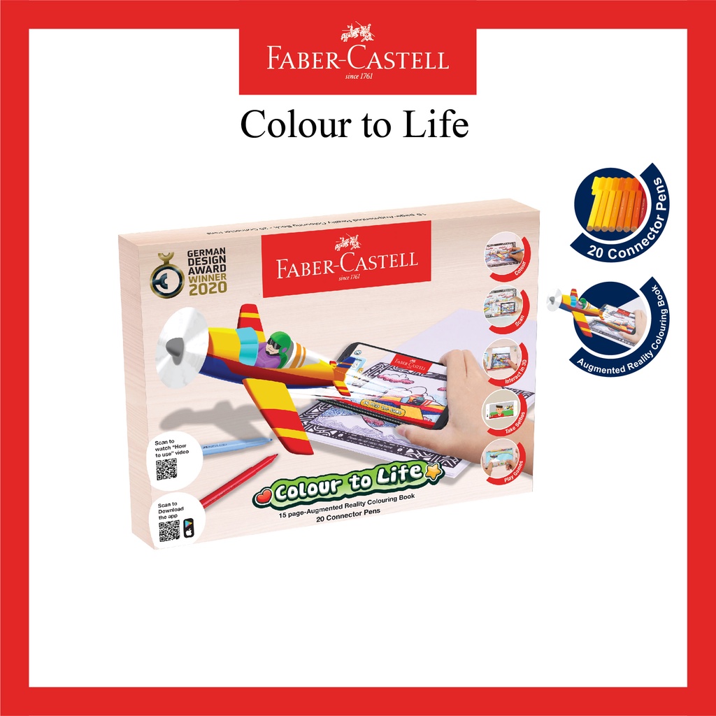 

Buku Mewarnai Faber Castell Colour To Life Book - Colouring Book