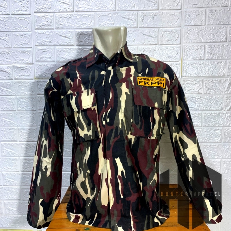Kemeja Loreng GM FKPPI - Kemaja PDL GM FKPPI