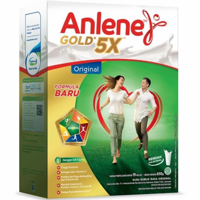 

[ COD ] anlene gold plus original/plain 650gr