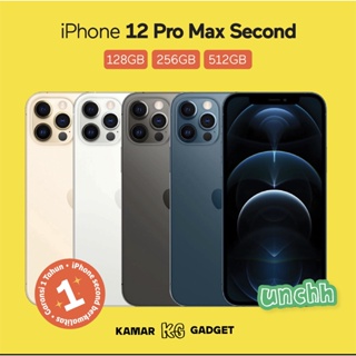 Jual iPhone 12 Pro Max Second/Seken 128gb 256gb 256gb Pacific Blue