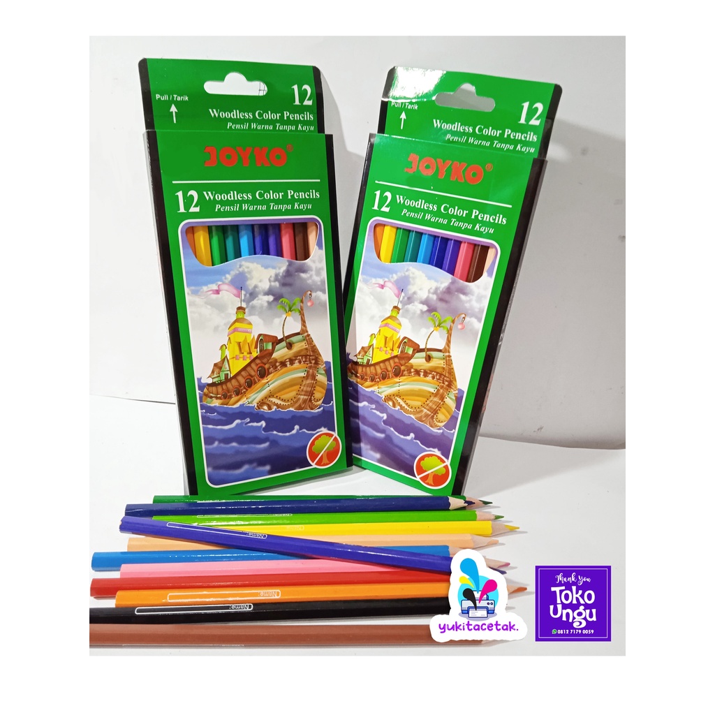 

JOYKO pensil warna panjang